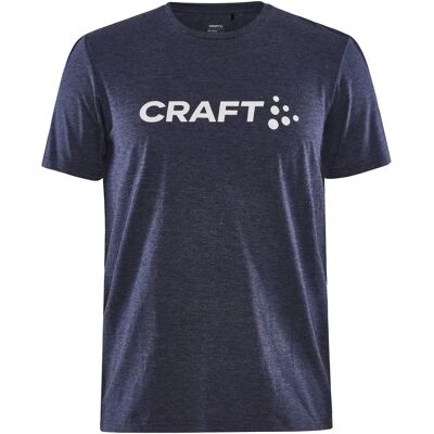 Craft 1913421 Navy Melange Kortærmet T-shirt - T-shirt Craft 1913421 Navy Melange Kortærmet T-shirt - T-shirt