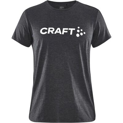 Craft 1913422 Black/Melange Logo SS T-Shirt - T-shirt Craft 1913422 Black/Melange Logo SS T-Shirt - T-shirt