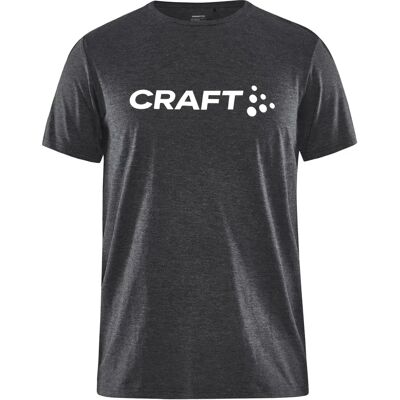 Craft 1913423 Community Logo Ss Tee Jr Schwarz Melange - T-Shirt Craft 1913423 Community Logo Ss Tee Jr Schwarz Melange - T-Shirt