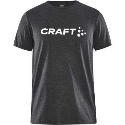 Craft 1913423 Community Logo Ss Tee Jr Schwarz Melange - T-Shirt Craft 1913423 Community Logo Ss Tee Jr Schwarz Melange - T-Shirt