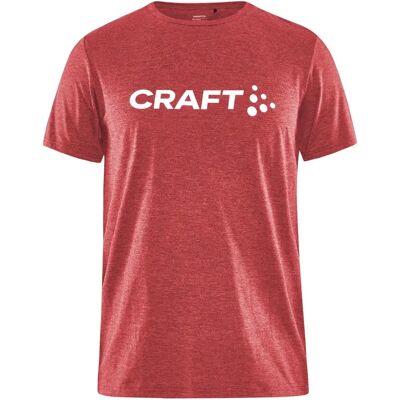 Craft 1913423 Bright Red Melange - T-shirt Craft 1913423 Bright Red Melange - T-shirt