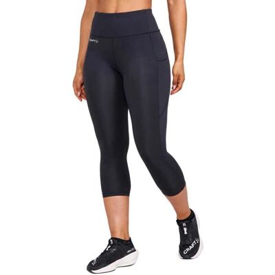Craft 1913209 Adv Essence Capri Tights - Black, XS - Tights Craft 1913209 Adv Essence Capri Tights - Black, XS - Tights