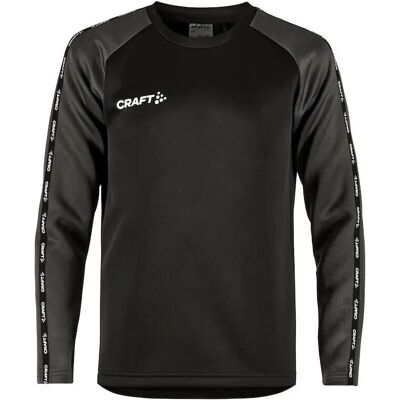 Craft Squad 2.0 Crewneck Jr Zwart/Granit - Trainingstrui Craft Squad 2.0 Crewneck Jr Zwart/Granit - Trainingstrui
