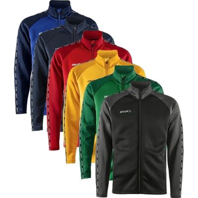 Craft SQUAD 2.0 Full Zip Herre Sportsjakke Craft SQUAD 2.0 Full Zip Herre Sportsjakke