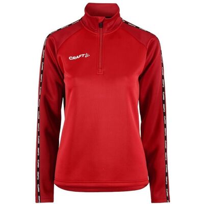 Craft 1912732 Squad 2.0 Half Zip W Bright Red - Trainingsjersey Craft 1912732 Squad 2.0 Half Zip W Bright Red - Trainingsjersey