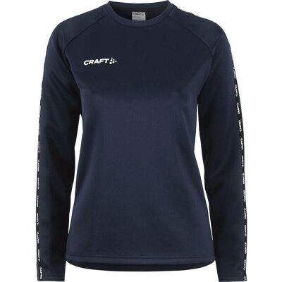 Craft Squad 2.0 Crewneck W Blå - Trøje Craft Squad 2.0 Crewneck W Blå - Trøje
