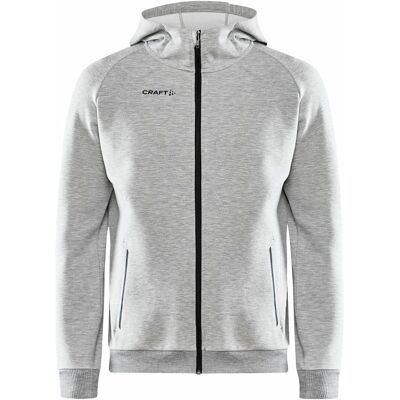 Craft - Core Soul Full Zip Hood - Sort - Sportjakke med hætte Craft - Core Soul Full Zip Hood - Sort - Sportjakke med hætte