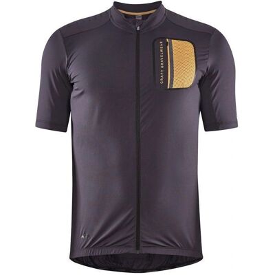Camiseta de manga corta Craft ADV Gravel M - Ropa deportiva transpirable y de secado rápido Camiseta de manga corta Craft ADV Gravel M - Ropa deportiva transpirable y de secado rápido