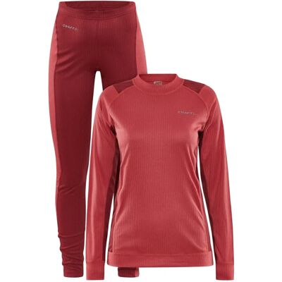 Set termico donna Craft Core Dry Baselayer - Rosso Set termico donna Craft Core Dry Baselayer - Rosso