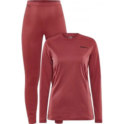 CRAFT - CORE Warm Baselayer Set - Červená - L - Základní vrstva sada CRAFT - CORE Warm Baselayer Set - Červená - L - Základní vrstva sada