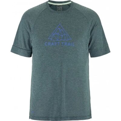 CRAFT - ADV Trail Wool SS Tee - Modrošedý - M - T-Shirt CRAFT - ADV Trail Wool SS Tee - Modrošedý - M - T-Shirt