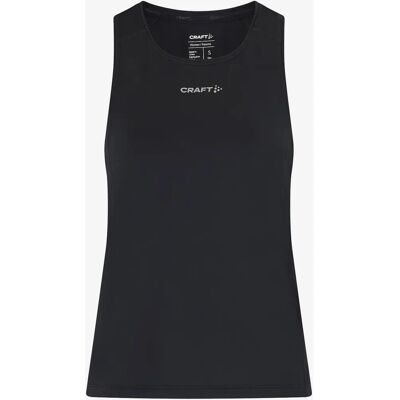 Craft Černý recyklovaný polyester a elastan sportovní tílko - Žena Craft Černý recyklovaný polyester a elastan sportovní tílko - Žena
