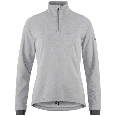 Craft CORE GAIN THERMAL MID LAYER - Unisex - Grau Meliert - S Craft CORE GAIN THERMAL MID LAYER - Unisex - Grau Meliert - S