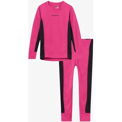Craft Kerrasto Core Dry Baselayer Set JR - Rosa - Baslerringsset Craft Kerrasto Core Dry Baselayer Set JR - Rosa - Baslerringsset