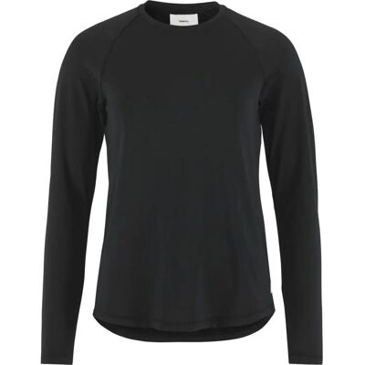 Craft Svart Långärmad T-shirt av återvunnen polyester för kvinnor Craft Svart Långärmad T-shirt av återvunnen polyester för kvinnor