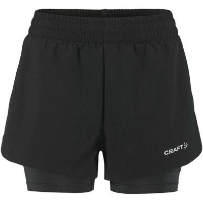 Craft ADV Essence 2 - Dam XS 2-i-1 Svarta Shorts Craft ADV Essence 2 - Dam XS 2-i-1 Svarta Shorts