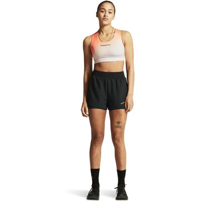 Craft Naisten Adv Essence 2-in-1 Shortsit 2 Musta - Juoksushortsit Craft Naisten Adv Essence 2-in-1 Shortsit 2 Musta - Juoksushortsit