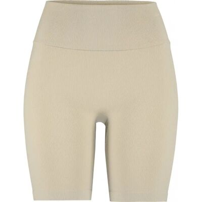 Béžové ribbedové kraťasy - Shorts Béžové ribbedové kraťasy - Shorts