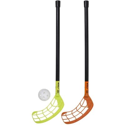 Zestaw Floorball Rookie 55 Star - 3 Elementy - Pomarańczowy/Zielony - Jeden Rozmiar Zestaw Floorball Rookie 55 Star - 3 Elementy - Pomarańczowy/Zielony - Jeden Rozmiar