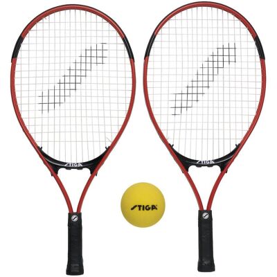 Set de Mini Tenis Stiga - Negru/Rosu - Pentru Toate Suprafațele Set de Mini Tenis Stiga - Negru/Rosu - Pentru Toate Suprafațele