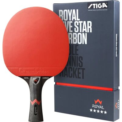 Stiga Royal Carbon 5-Star Bordtennisspade - Royal Series Stiga Royal Carbon 5-Star Bordtennisspade - Royal Series