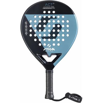 Stiga ACT Blå Svart Padelracket - Lätt, Hållbar, Kontroll Stiga ACT Blå Svart Padelracket - Lätt, Hållbar, Kontroll