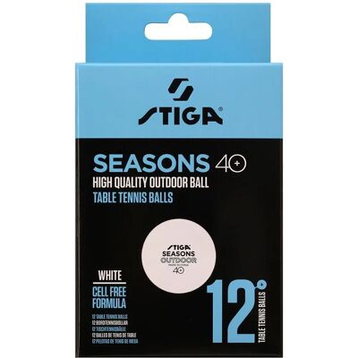 Stiga Model Udendørs Hvid - Bordtennisbolde Stiga Model Udendørs Hvid - Bordtennisbolde