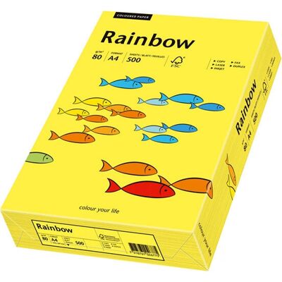 Papyrus Rainbow - A4 80g R14 - Giallo - Carta per stampa Papyrus Rainbow - A4 80g R14 - Giallo - Carta per stampa