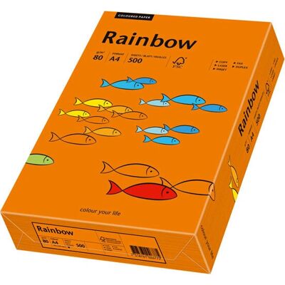 Papyrus Rainbow A4 80g arancione - Carta da stampa Papyrus Rainbow A4 80g arancione - Carta da stampa