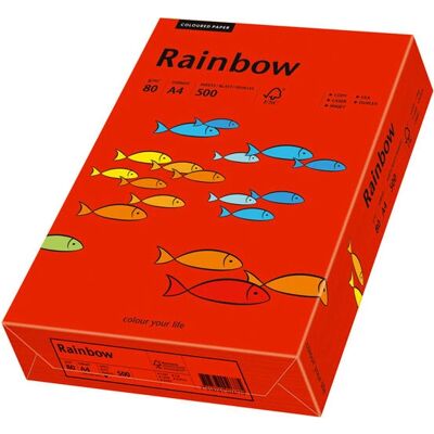 Papyrus Rainbow A4 80g Rosso Scuro - Carta da stampa Papyrus Rainbow A4 80g Rosso Scuro - Carta da stampa