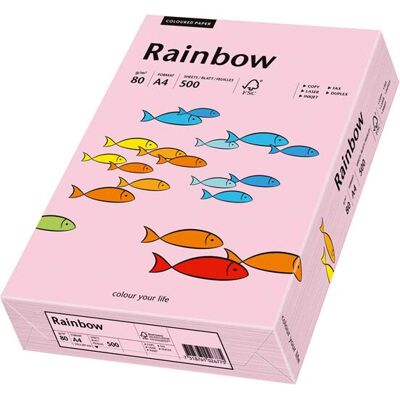 Carta Rainbow Rosa A4 80g - Carta da stampa Carta Rainbow Rosa A4 80g - Carta da stampa
