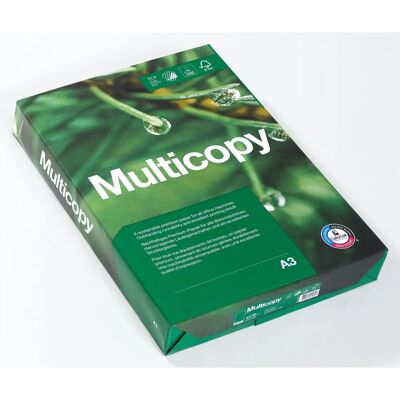 Multicopy A4 Valkoinen Kopiopaperi - Ympäristöystävällinen, 500 Arkia Multicopy A4 Valkoinen Kopiopaperi - Ympäristöystävällinen, 500 Arkia