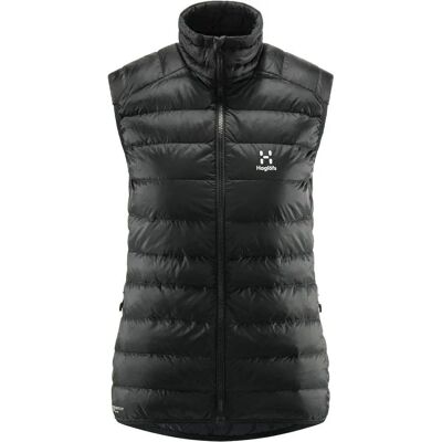 Chaleco de pluma para mujer Haglofs Roc - X Pequeño - Negro - Ropa de invierno Chaleco de pluma para mujer Haglofs Roc - X Pequeño - Negro - Ropa de invierno