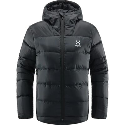 Chaqueta de plumas con capucha Haglöfs Bield - Negra - Exterior Chaqueta de plumas con capucha Haglöfs Bield - Negra - Exterior