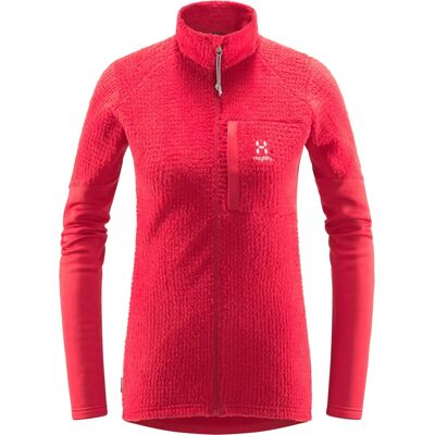 Haglöfs Touring Mid Q - Jakke - Kvinde - scarlet red Haglöfs Touring Mid Q - Jakke - Kvinde - scarlet red