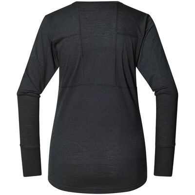 Camiseta de manga larga mujer Haglöfs Natural Blend Tech - Negro Camiseta de manga larga mujer Haglöfs Natural Blend Tech - Negro