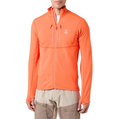 Haglöfs Roc Sheer Mid Jacka Herr Flame Orange - Lätt teknisk mellanlager Haglöfs Roc Sheer Mid Jacka Herr Flame Orange - Lätt teknisk mellanlager