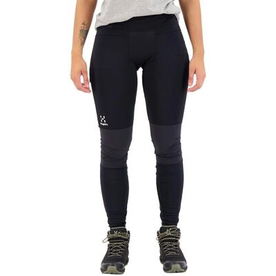 Haglöfs Luna Tights - Fremstillet af genbrugsmaterialer - Sort - Kvinder Haglöfs Luna Tights - Fremstillet af genbrugsmaterialer - Sort - Kvinder