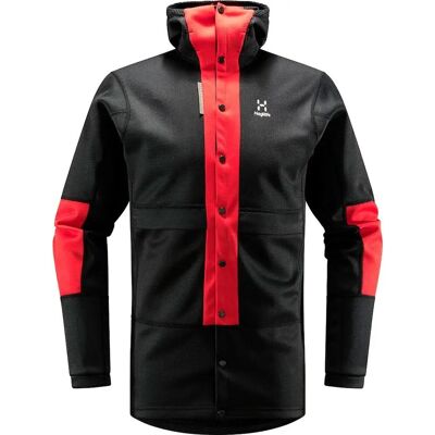 Giacca con cappuccio Haglöfs L.I.M ZT Sync 1 Mid - AW22 - Nero / Rosso - Uomo Giacca con cappuccio Haglöfs L.I.M ZT Sync 1 Mid - AW22 - Nero / Rosso - Uomo