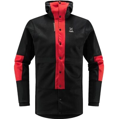 Haglöfs L.I.M ZT Sync 1 Mid Giacca con Cappuccio - Nero/Rosso Haglöfs L.I.M ZT Sync 1 Mid Giacca con Cappuccio - Nero/Rosso