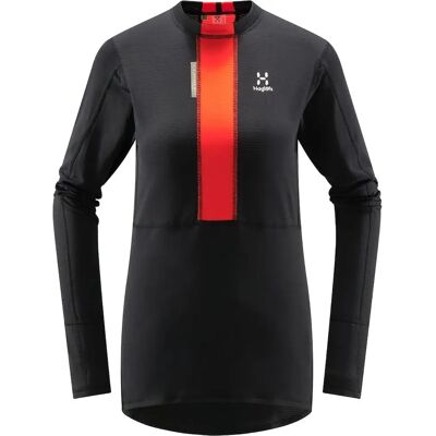 Haglöfs L.I.M ZT Maglia base - Nero / Rosso - Donna - Piccolo Haglöfs L.I.M ZT Maglia base - Nero / Rosso - Donna - Piccolo