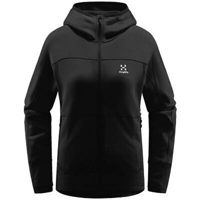 Haglöfs Betula Hood - Capa de media para mujer de Polartec reciclado Haglöfs Betula Hood - Capa de media para mujer de Polartec reciclado