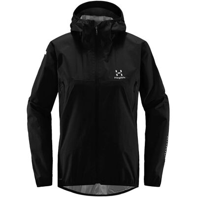 Haglöfs L.I.M Proof Jacket Women True Black - M - Lightweight, Waterproof, Breathable Haglöfs L.I.M Proof Jacket Women True Black - M - Lightweight, Waterproof, Breathable