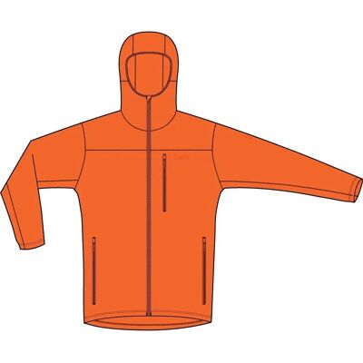 Haglöfs Rosson Mid mikina s kapucí - Oranžová - XL - Muž Haglöfs Rosson Mid mikina s kapucí - Oranžová - XL - Muž
