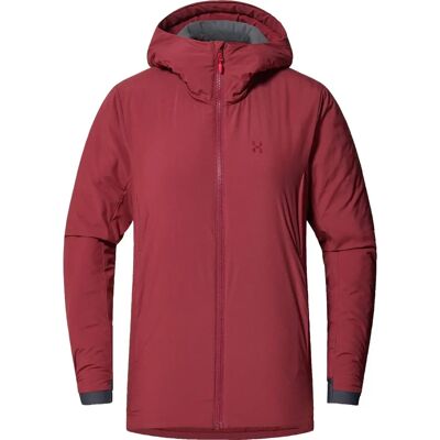 Haglöfs Mimic Alert Hooded Jacket - Carmine Red - L - Outdoor Jacket Haglöfs Mimic Alert Hooded Jacket - Carmine Red - L - Outdoor Jacket