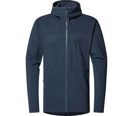 Haglöfs Rosson Mid Hoodie - Fleecemantel - Blau Haglöfs Rosson Mid Hoodie - Fleecemantel - Blau