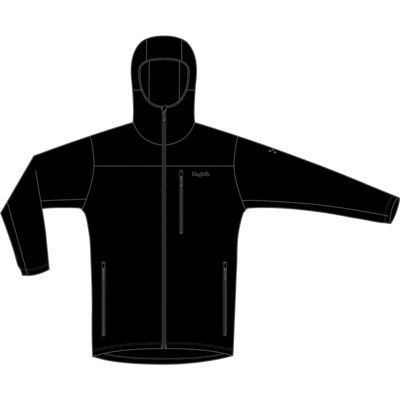 Fleece con cappuccio Haglöfs Rosson Mid - Nero opaco Fleece con cappuccio Haglöfs Rosson Mid - Nero opaco