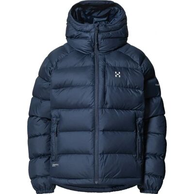 Haglöfs Kvinders Tarn Blue Rosson Down Hood Jakke Haglöfs Kvinders Tarn Blue Rosson Down Hood Jakke