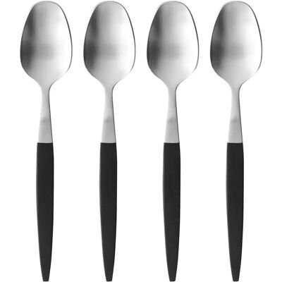 Gense Focus de Luxe Dessertlöffel - Edelstahl satiniert, 4er Pack Gense Focus de Luxe Dessertlöffel - Edelstahl satiniert, 4er Pack