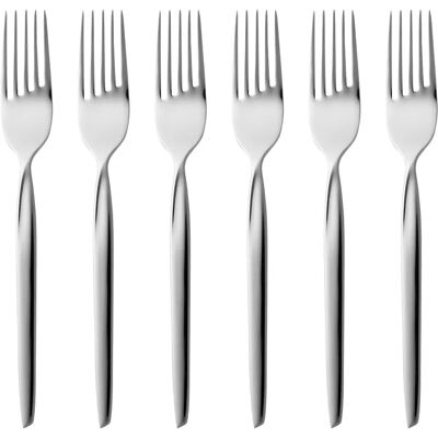 Gense Twist Kakedelingsgaffel - Rustfritt stål - Sett med 6 Gense Twist Kakedelingsgaffel - Rustfritt stål - Sett med 6